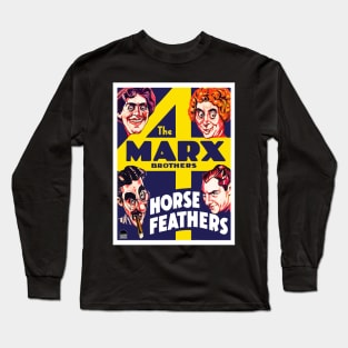 Horse Feathers - The Marx Bros. Long Sleeve T-Shirt